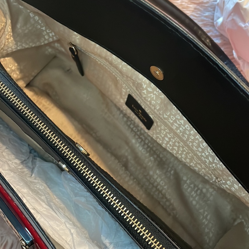 Kate Spade NY Red Patent Leather tote bag - Picture 10 of 15